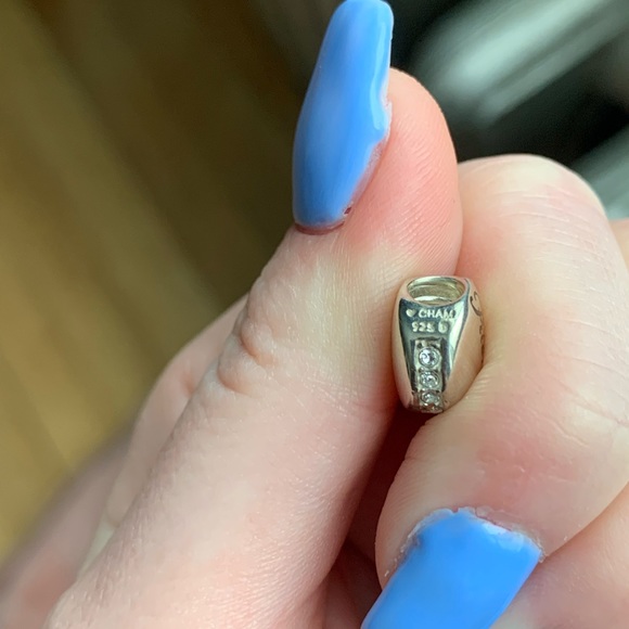 Chamilia and Swarovski sterling silver 925 FRIEND bead charm - Picture 3 of 7